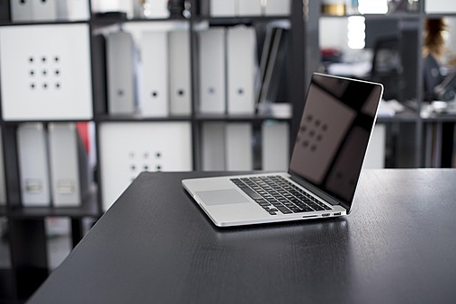 Open laptop image